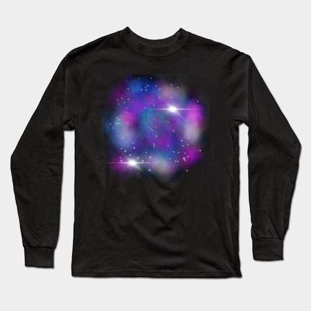 Galaxy Long Sleeve T-Shirt by maddie55meadows